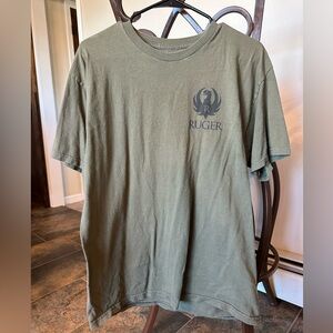 Kruger Men's Sage Green Short Sleeve Tee